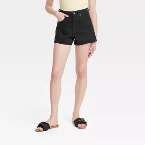 Universal Thread 90s Cutoff Shorts in No-Fade Black Women’s Size 0